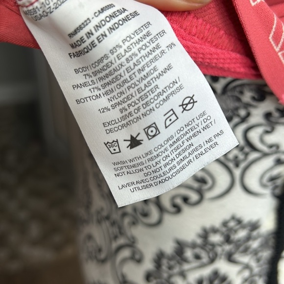 Nike Pro Pink Sports Bra No Padding Dri Fit M - Picture 2 of 5